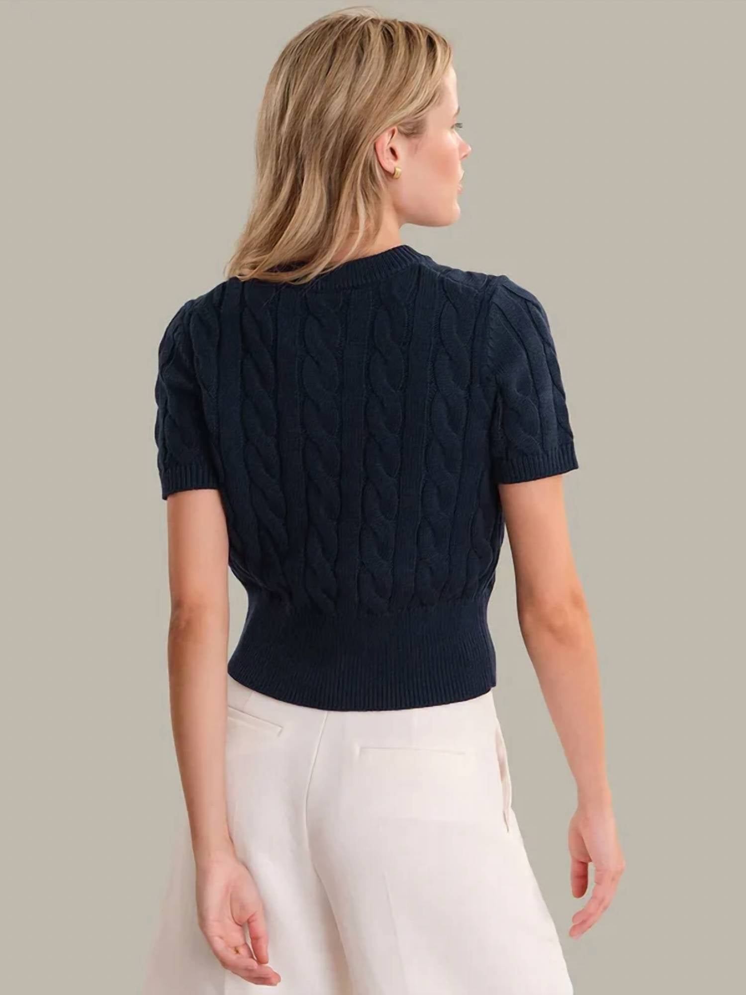 525 America - Clara Cable Knit Top