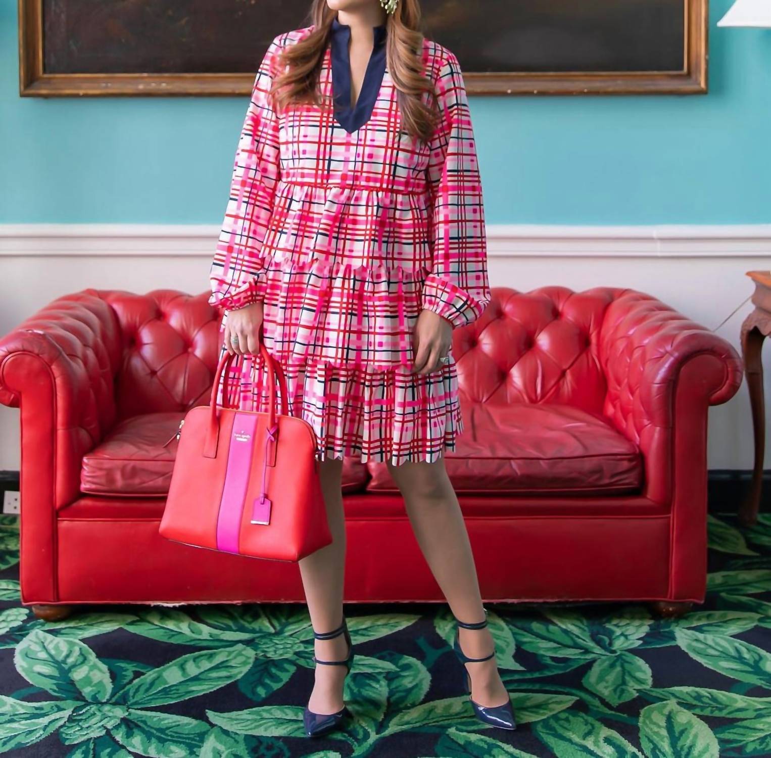 CHARLOTTE PLAID DRESS
