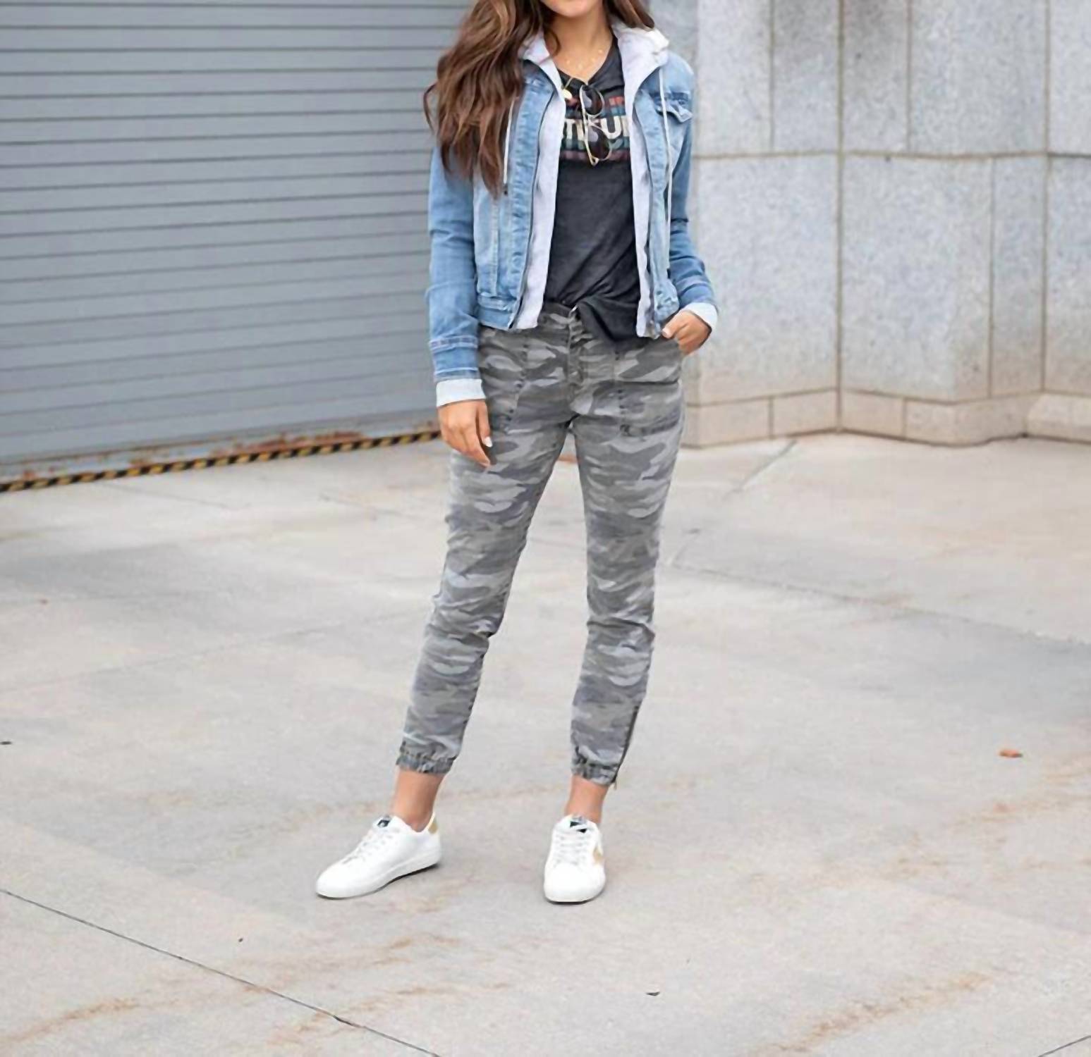 Grace And Lace - Women's Sueded Twill Joggers