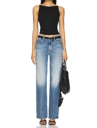 Mother - Lil Mid Rise Tunnel Vision Sneak Jeans