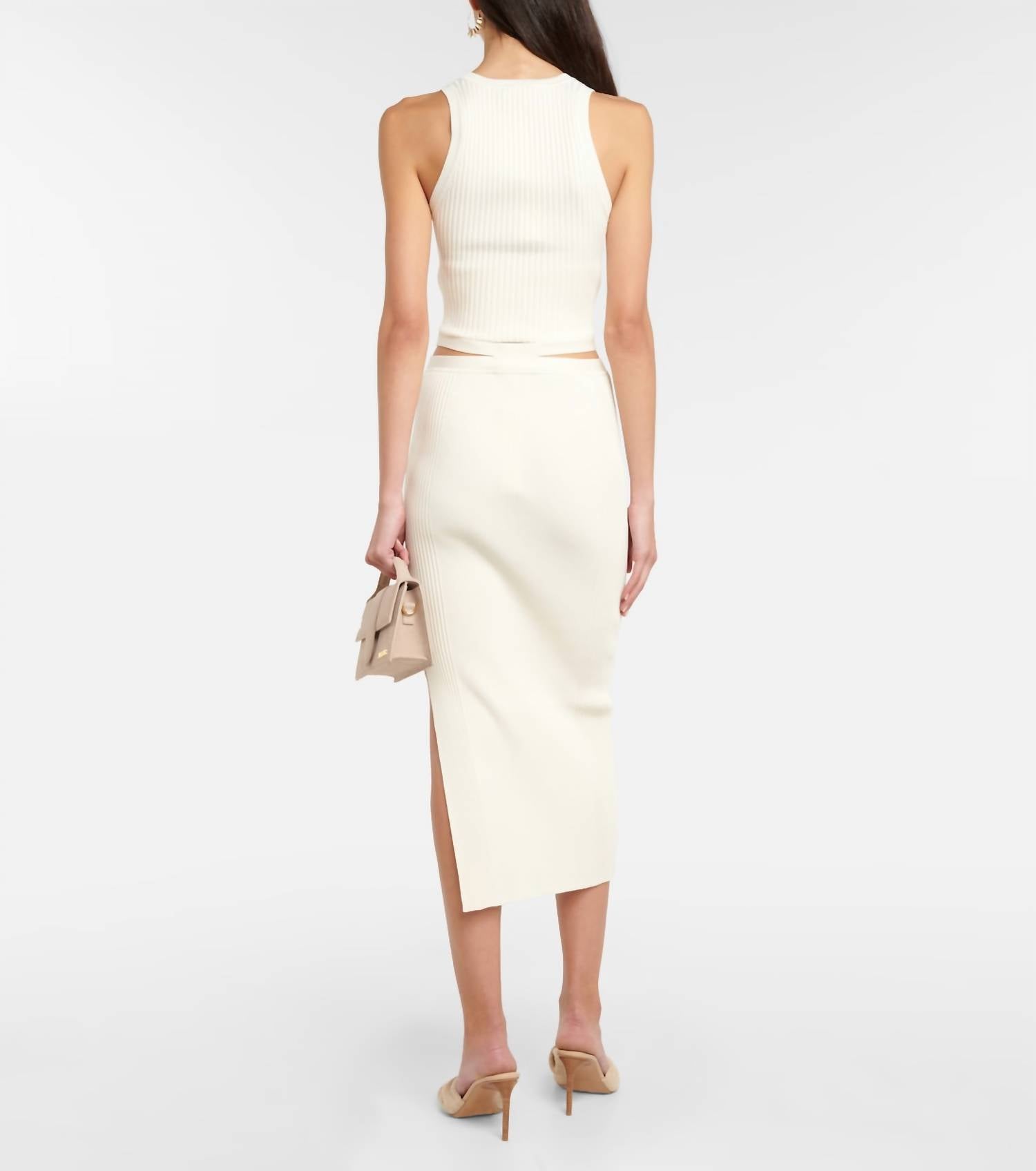 Jonathan Simkhai - Orion Compact Rib Midi Skirt