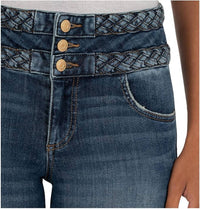 Kut From The Kloth - Charlotte High Rise Wide Waistband With Braid Jean