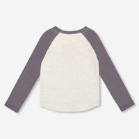 Deux Par Deux - Boy's Long Sleeve Raglan Tshirt