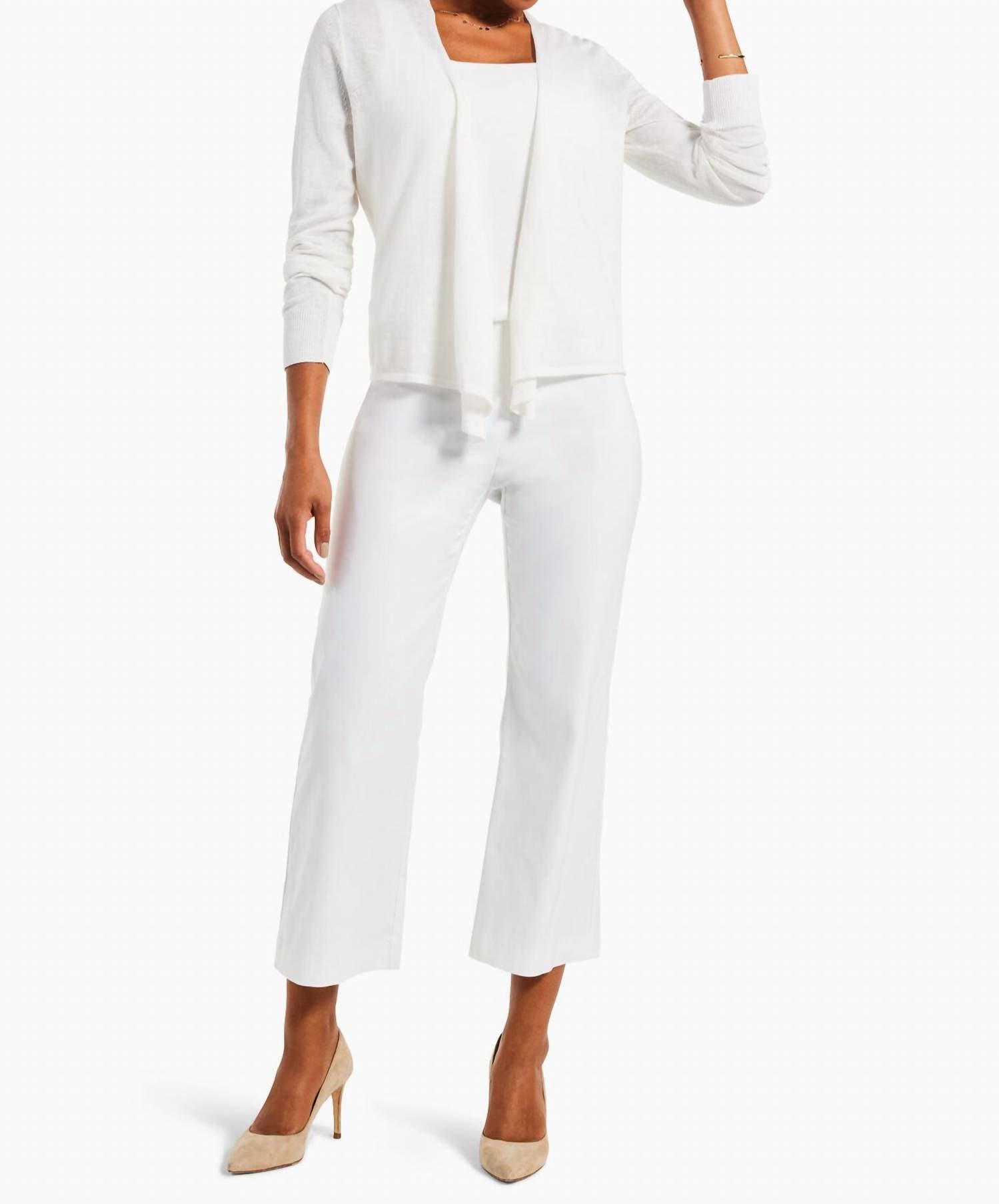 Nic + Zoe - Polished Wonderstretch Wide Leg Crop Pants