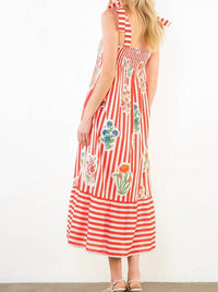 Thml - Floral Striped Maxi Dress