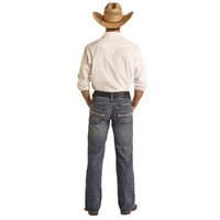 Rock & Roll Denim - Pistol Regular Fit Straight Leg Rope Stitch Jean