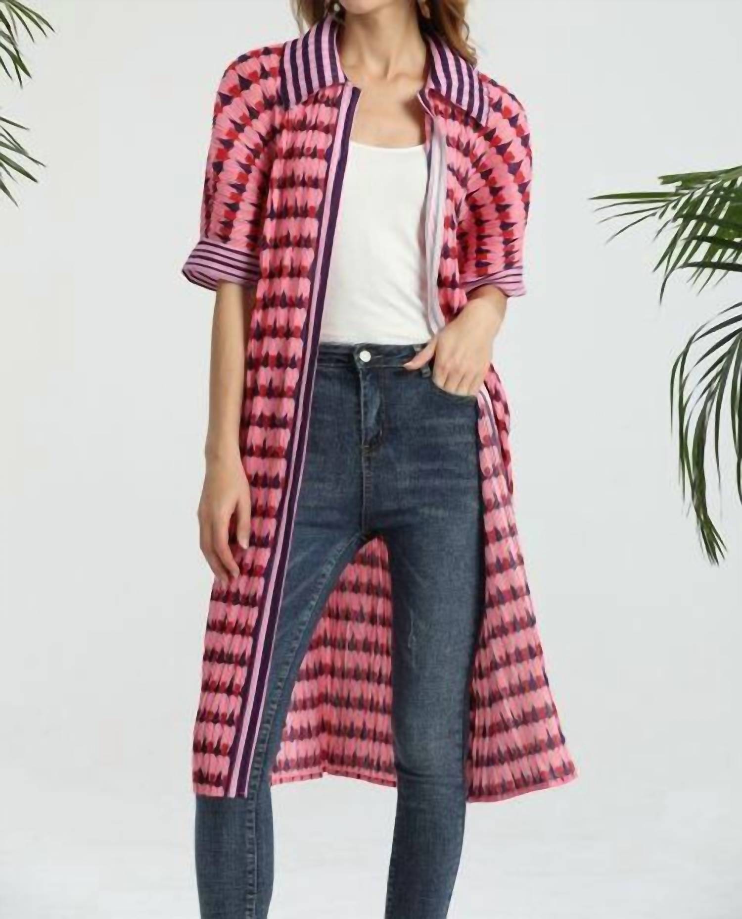 Vanite Couture - Women's Pleated Jacket Dress