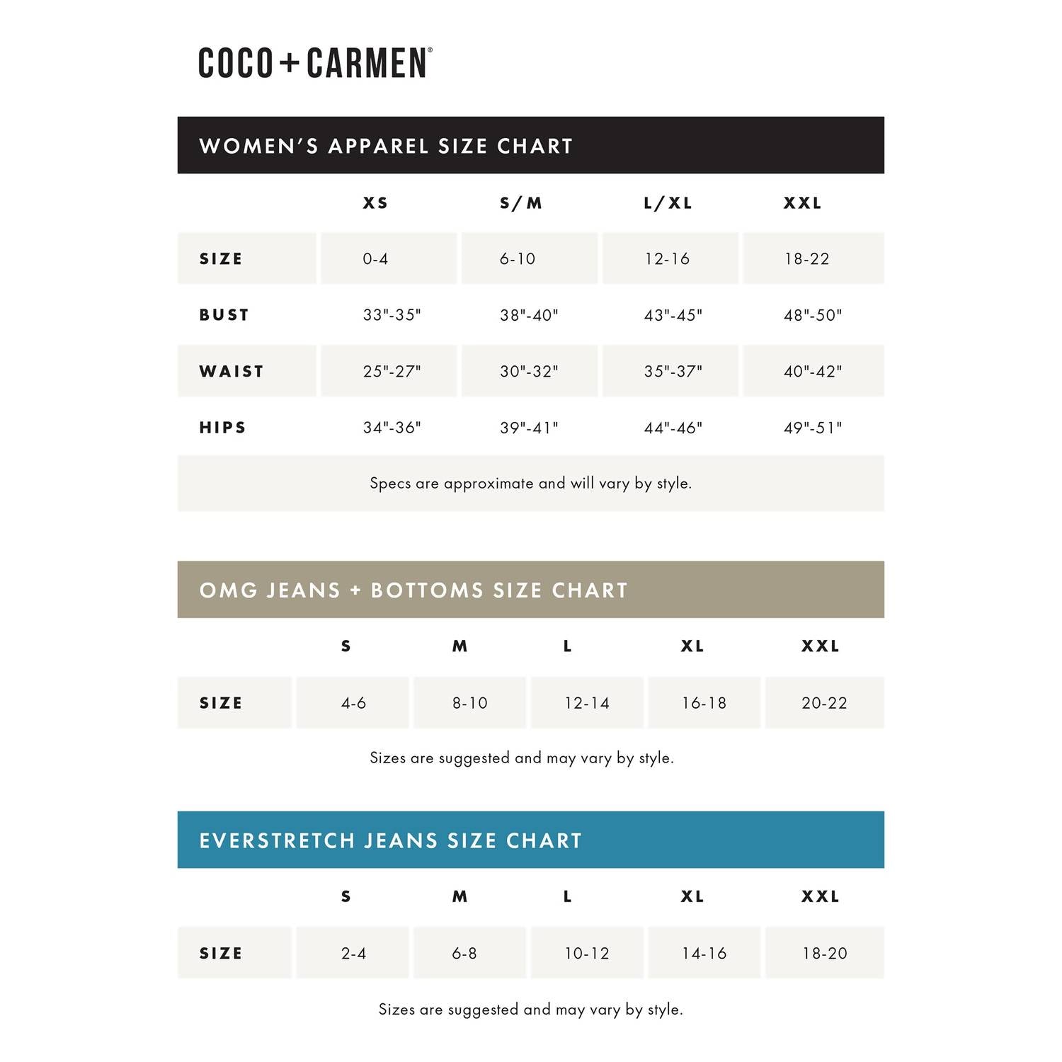 Coco + Carmen - EverStretch High Rise Boyfriend Capri