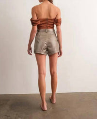 Papermoon - Bianca Corset Off-shoulder Top