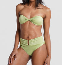 inBodi Swim The Key West Bandeau Top in green - women's swimwear - view 4