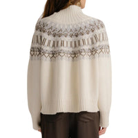 Sablyn - Scottie Slouchy Fair Isle Cashmere Mock Neck Sweater