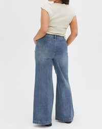 Oliver Logan - Campell Wide Leg High Rise Touser Jean