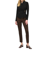 Joseph Ribkoff - KNIT FITTED WRAP TOP