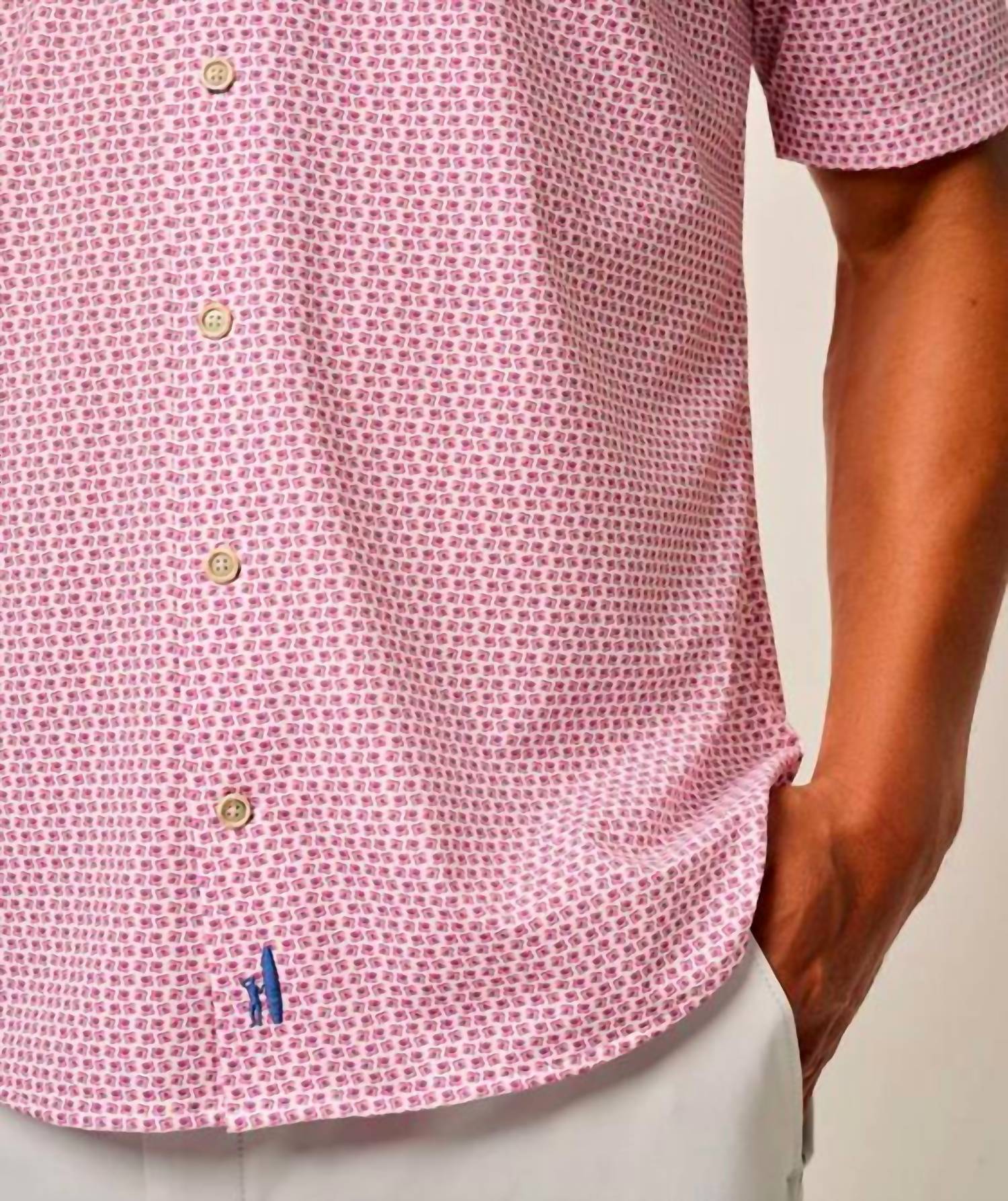 Johnnie-O - Men's Caspian Short Sleeve Button Down Shirt