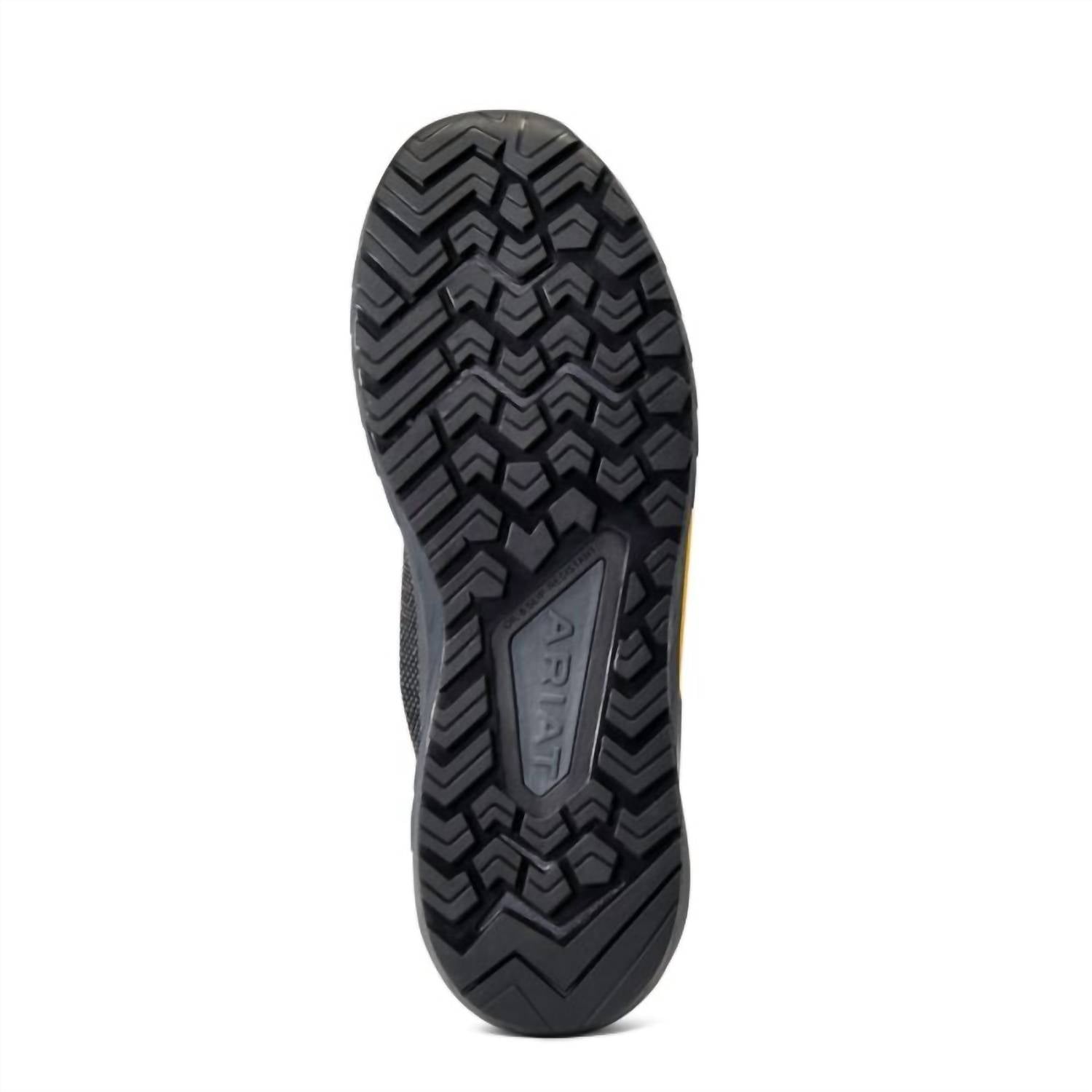 ARIAT Men's Outpace Composite Toe Work Shoe in charcoal blazing yellow - men's shoe - view 6