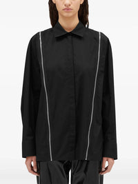 Msgm - Collar Blouse With Zipper Details