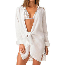 Pq Swim - Lace Millie Tie Cover‑up Tunic