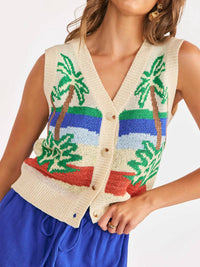 Sadie & Sage - Palms Sweater Vest