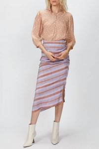 SHIRRED POCKET BLOUSE