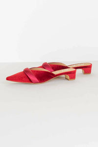 Matisse - Women's Kellan Kitten Heel Slip On Pointed Toe Mules