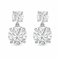 Diana M Jewels - Women's Round Lab-Grown Diamond Stud Earrings (10.00 Ct TCW) - Bold