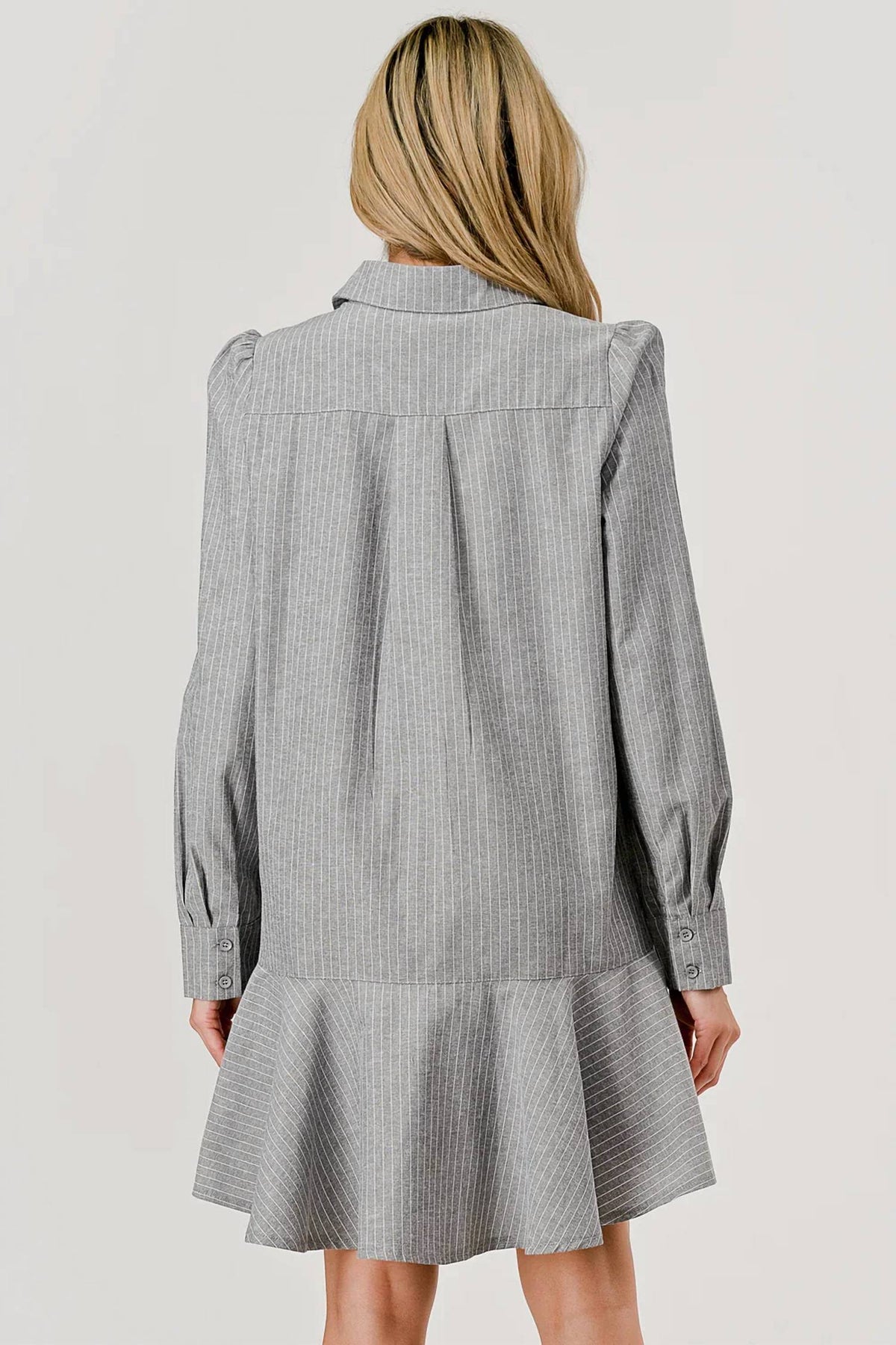 Pixi + Ivy - Allie Pinstripe Collared Dress