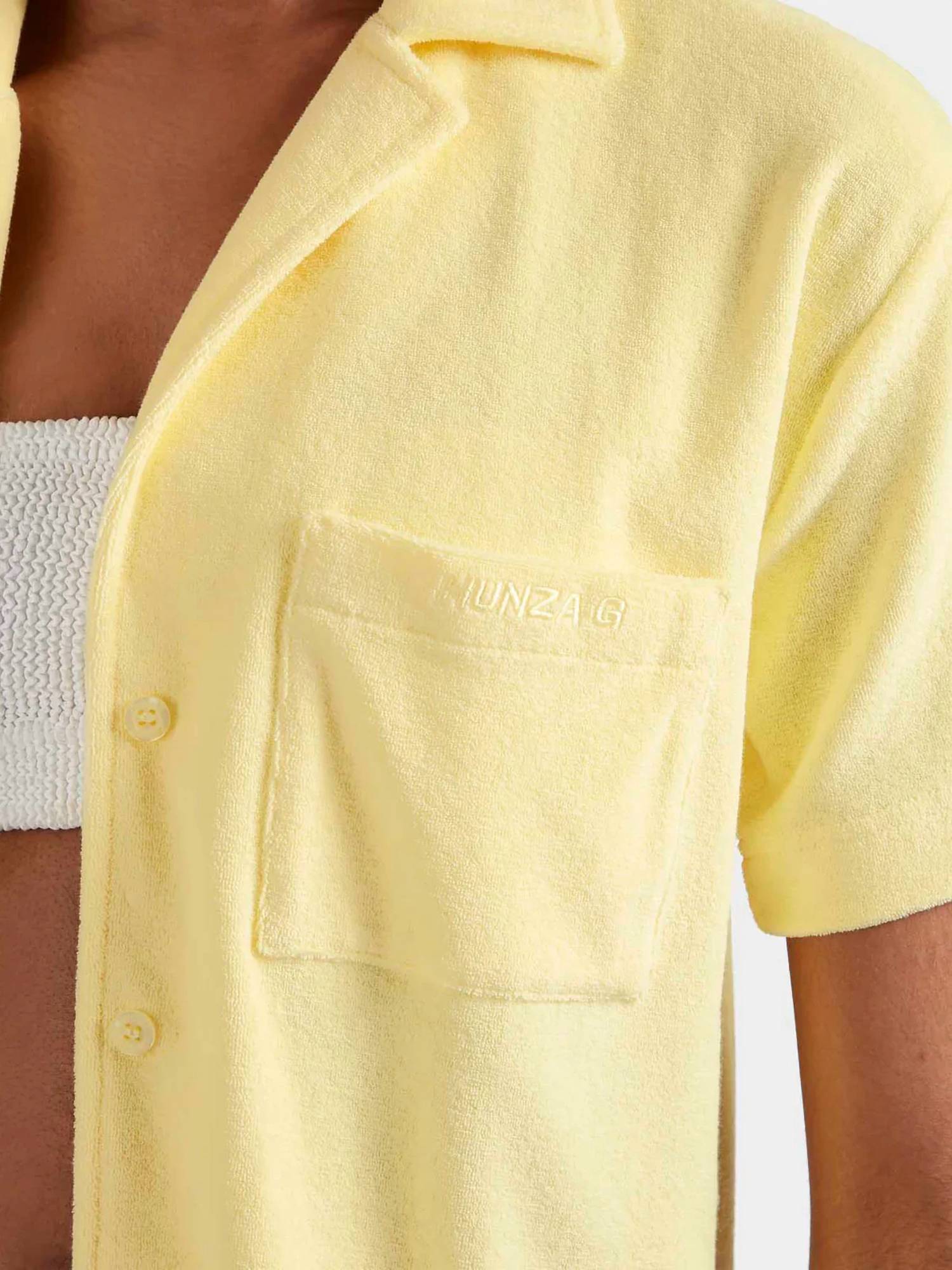 Hunza G - Terry Toweling Cuban Shirt