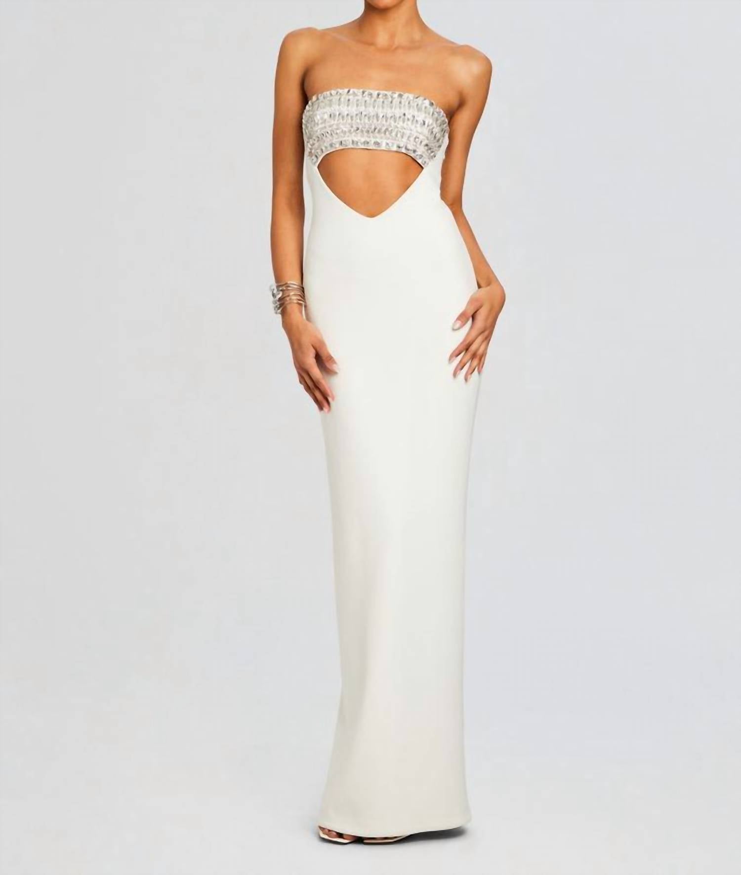 RETROFETE Swan Dress in white - women's dress
