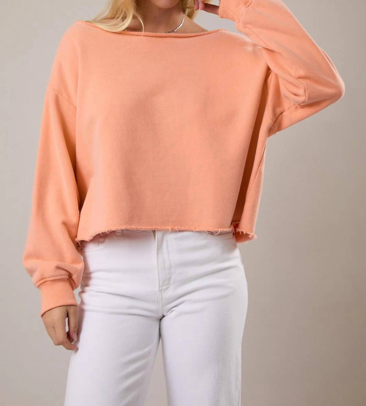 Le Lis - Kennedy Off The Shoulder Sweatshirt