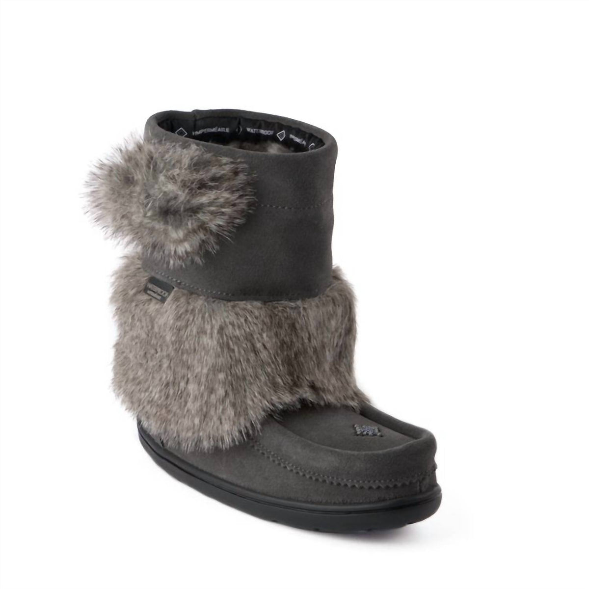Manitobah Mukluks - KIDS' SNOWY OWLETTE SUEDE MUKLUK BOOTS