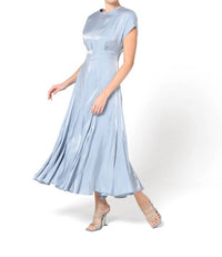 Baruni - Aimee Foiled-finish Midi Dress