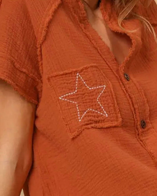 Umgee - Starset Button Down Top