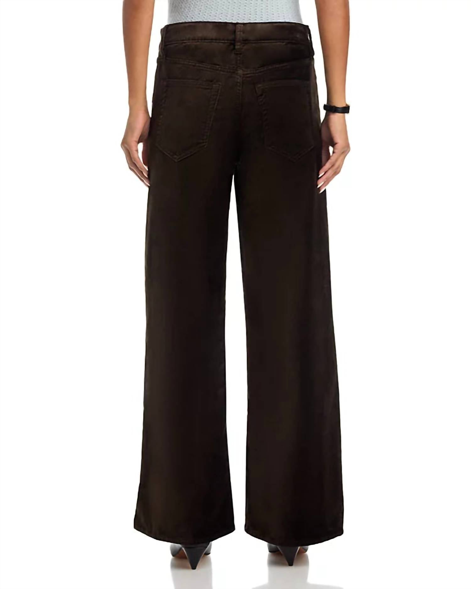 Frame - Le Slim Palazzo Velveteen Pant