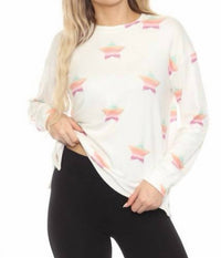 Pj Salvage - Stardust Long Sleeve Lounge Top