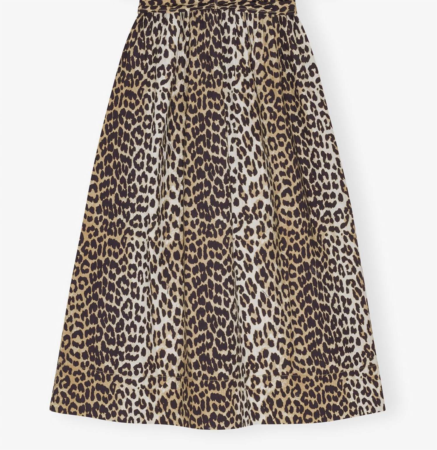 Ganni - Printed Cotton Dress