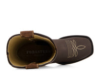 Forastero - Women's Authentic Leather Flowers Embroidery Western Boots