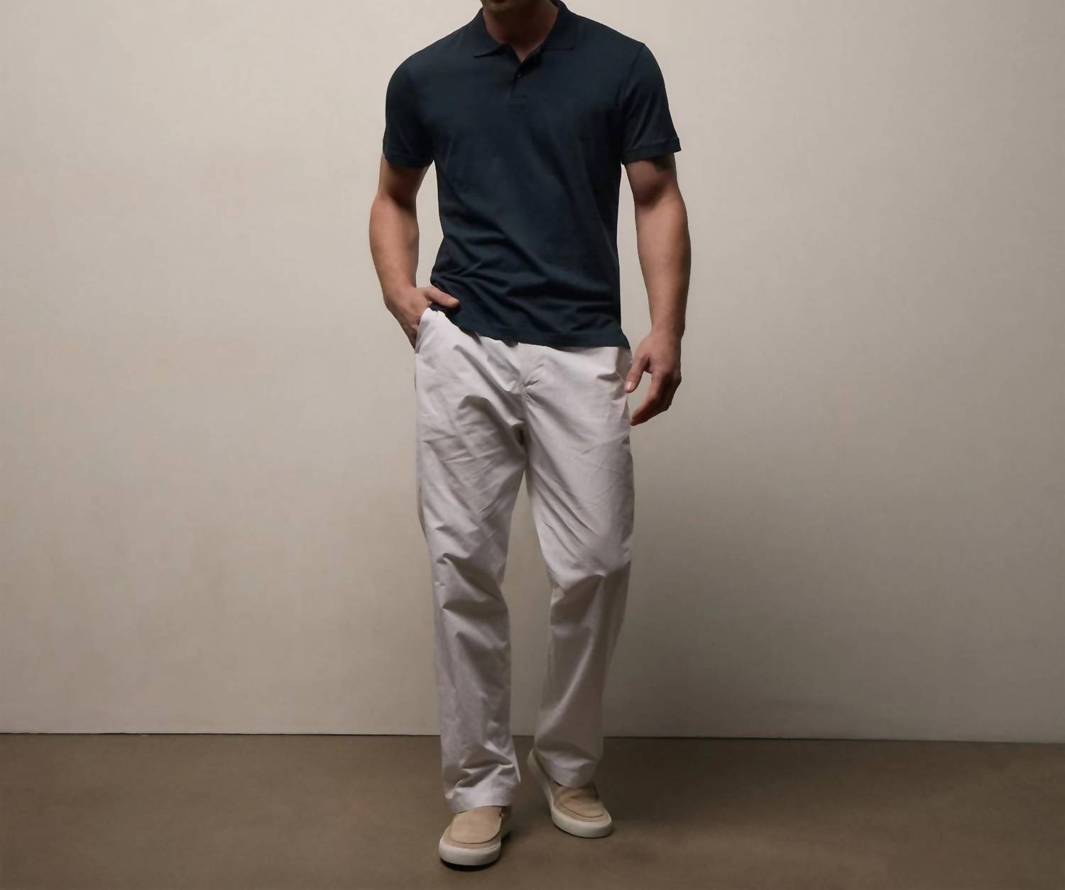 James Perse - Luxe Lotus Jersey Polo
