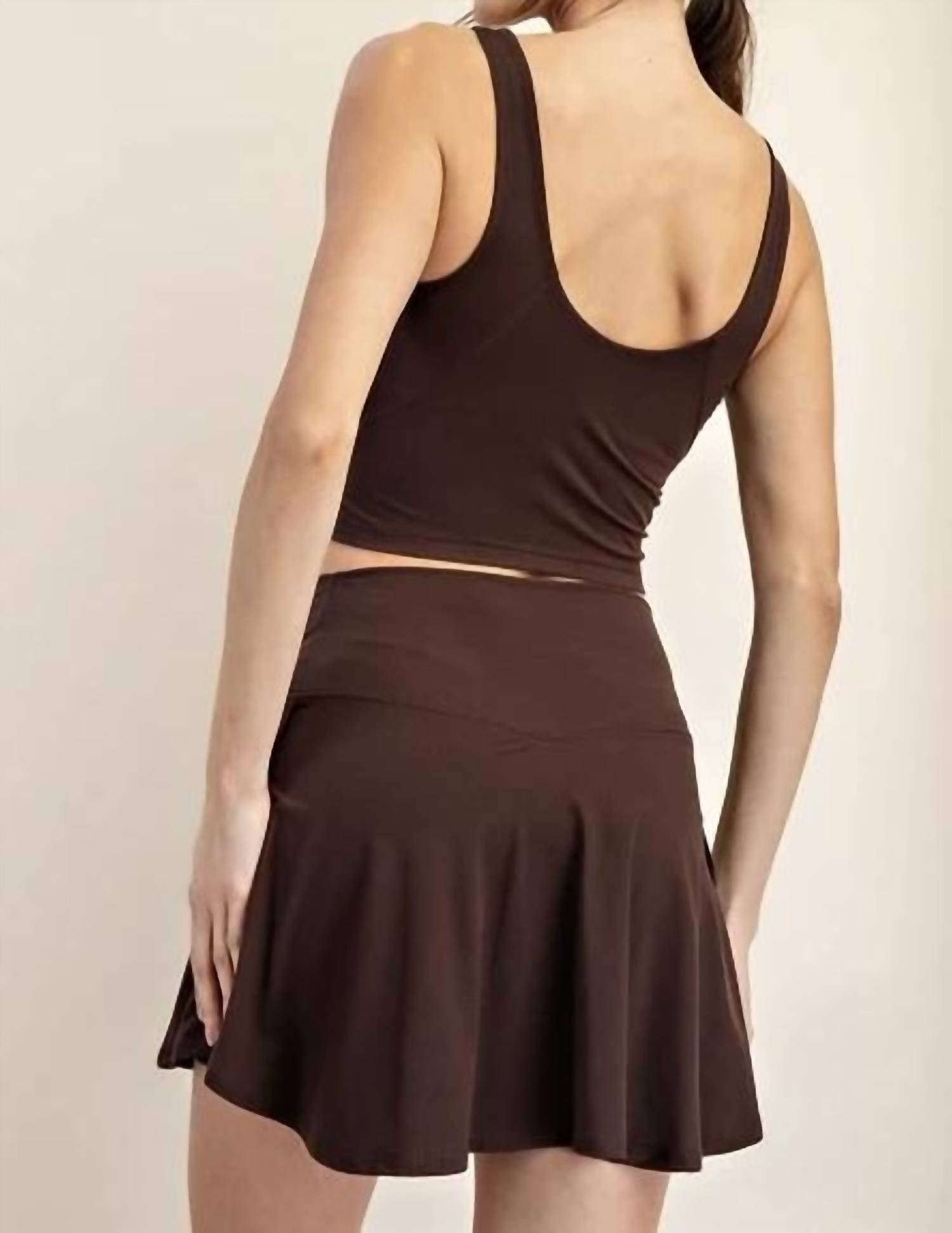 Rae Mode - Butter V-defined High-waisted Tennis Skorts