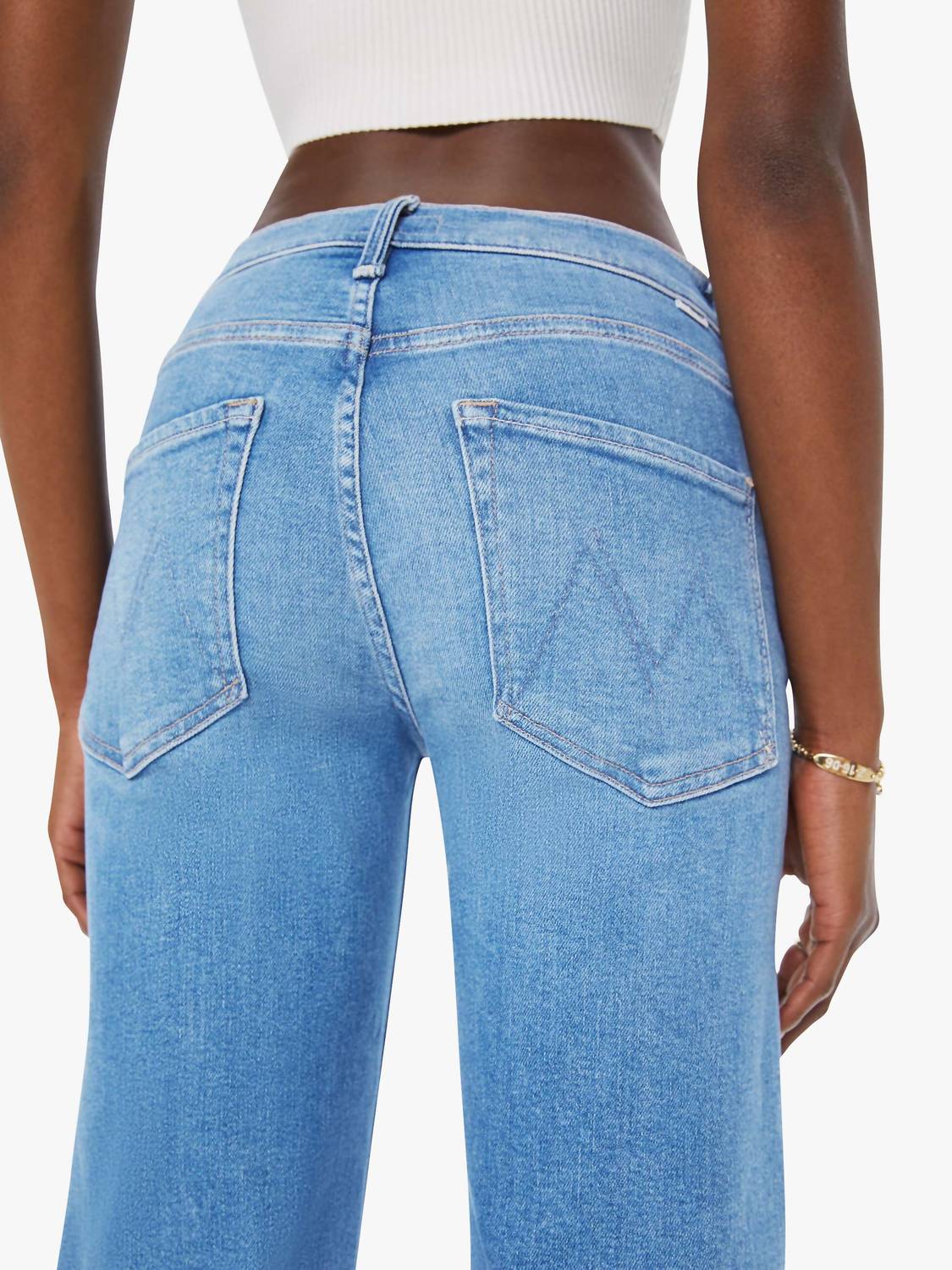 Mother - Mid Rise Rambler Zip Ankle Jeans