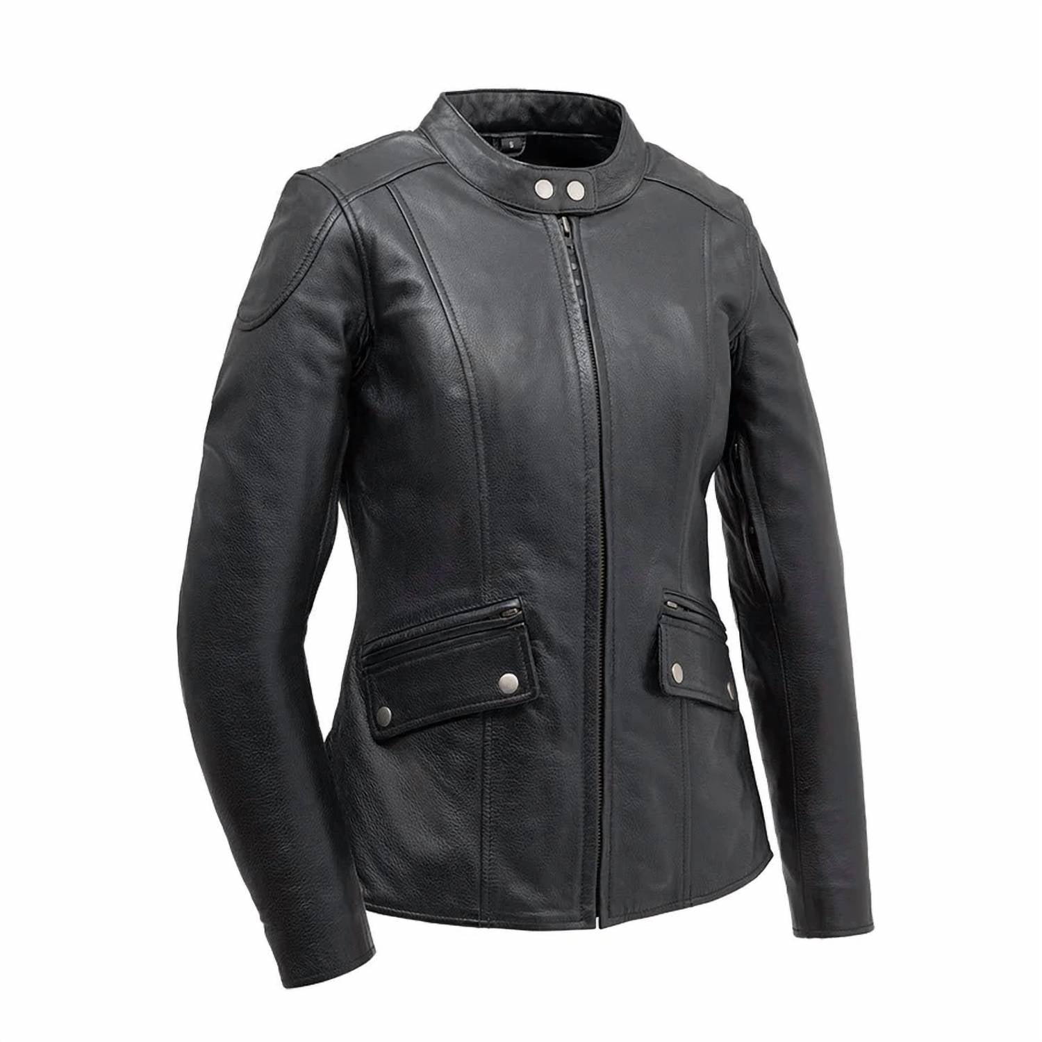 First Mfg Co. - Jewel Motorcycle Leather Jacket