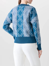 Akris Punto - Merino Diamond Jacquard Knit Sweater Set