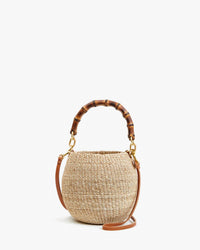Clare V. - Women's Petit Pot De Miel Basket Bag With Bamboo Handle