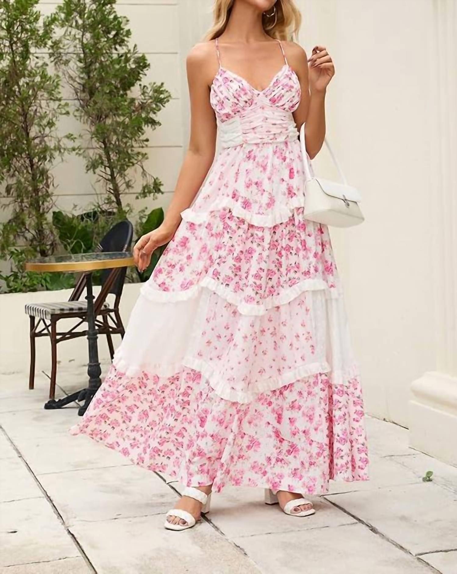 Mccolin - Azalea Floral Sundress