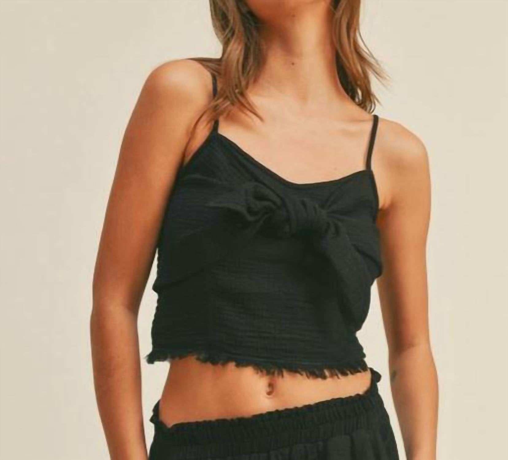 Miou Muse - Yuzu Gauze Tank Top