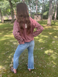 Sneak Peek - Lets Go Out Kick Flare Denim Jeans