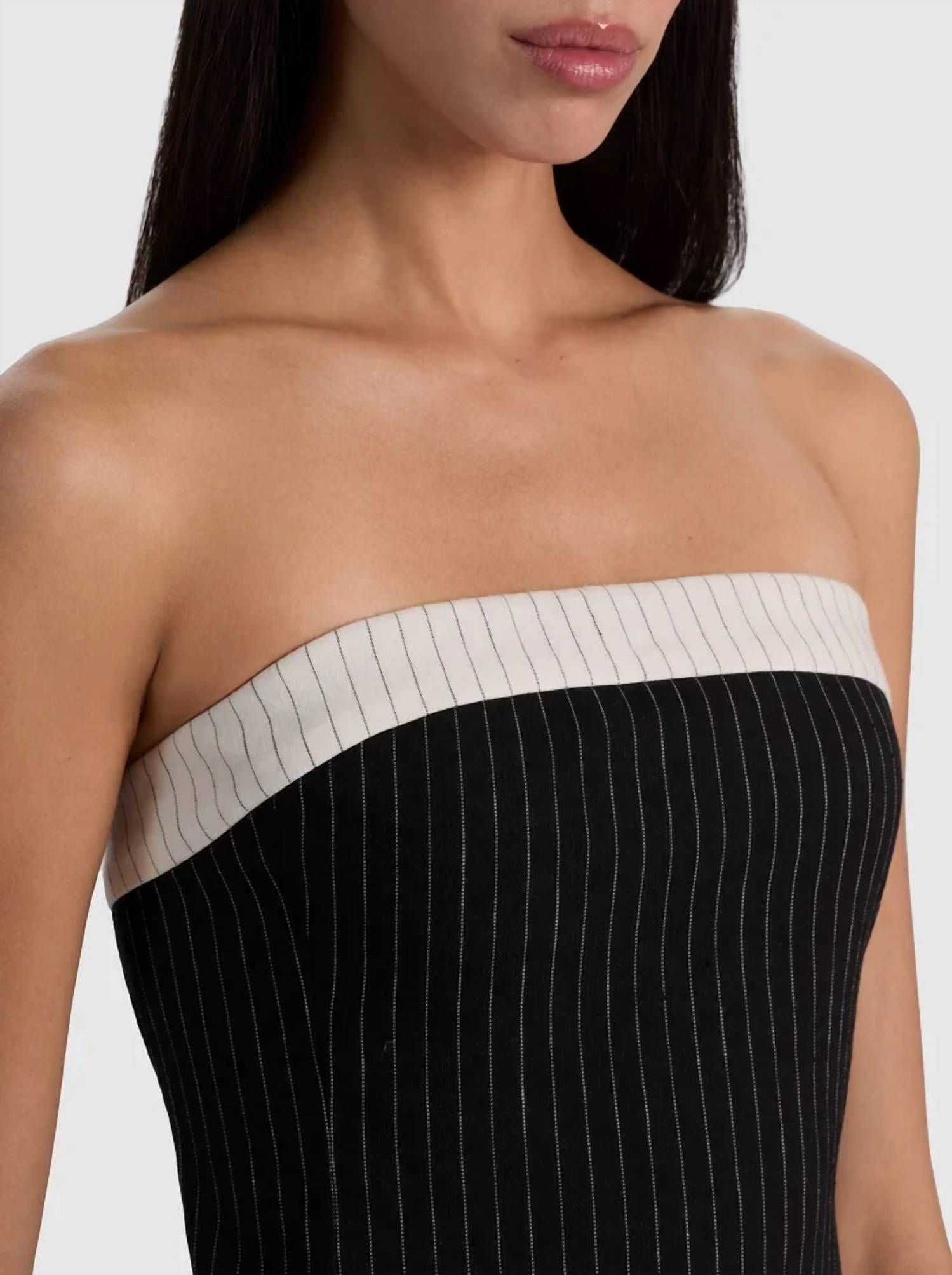 Alice + Olivia - Women's Kelly Linen Strapless Top