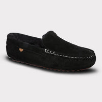 Lamo Women's Callie Slip-on Moccasin in black - women's shoe