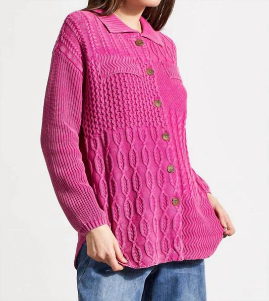 Tribal - Patchwork Knit Shacket