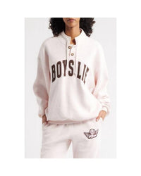Boys Lie - Smoke And Mirrors Henley Crewneck Top