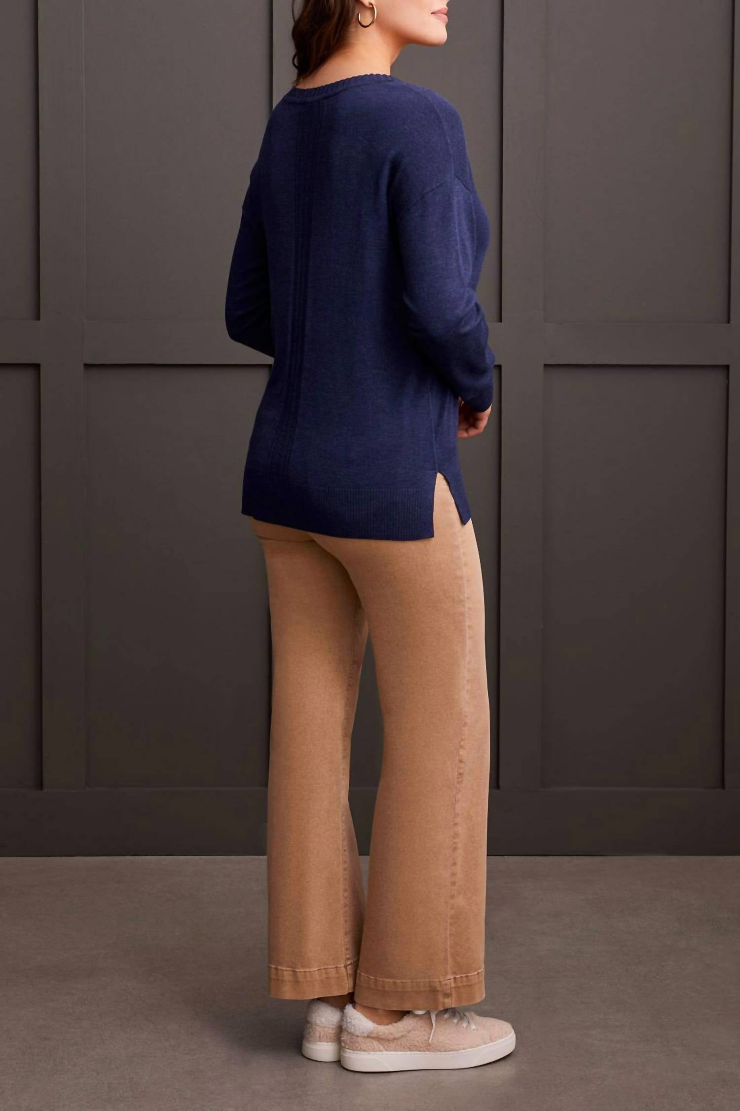 Tribal - Long Sleeve V Neck Sweater